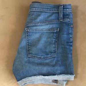 J. Crew cutoff denim shorts